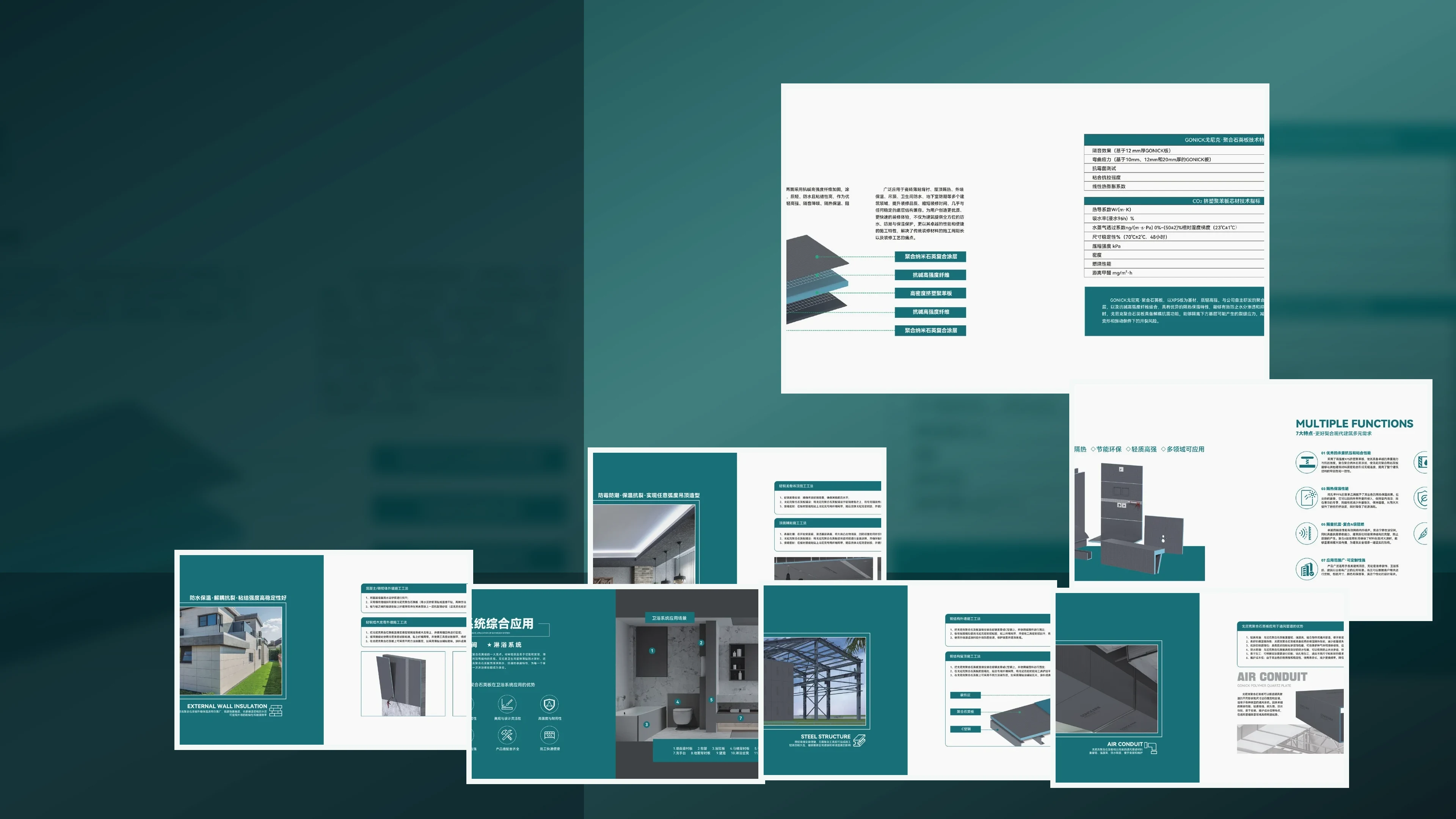 4K banner assembled from the GONICK printed catalog pages